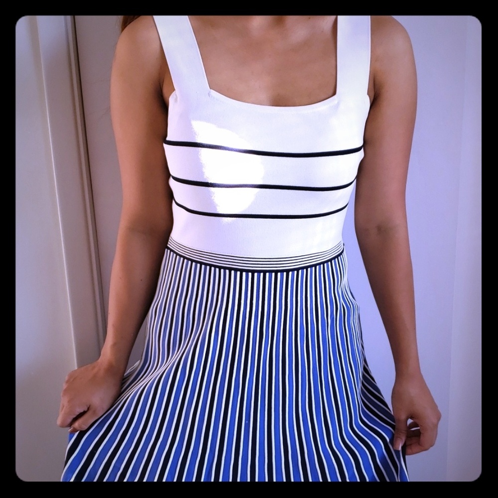 IVORY BAJA BLUE/ NEW NAVY Yasmin Dvf